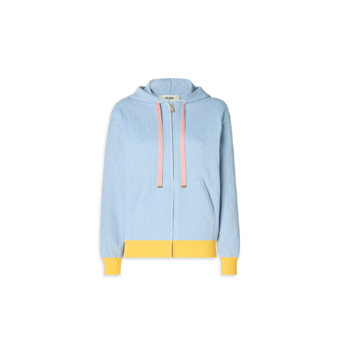 F**di sweatshirt blue ff fzj611aw4sf1w0k